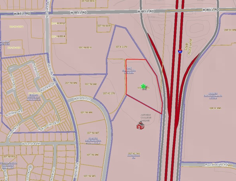 16610 N Black Canyon Hwy, Phoenix, AZ for lease - Plat Map - Image 2 of 5