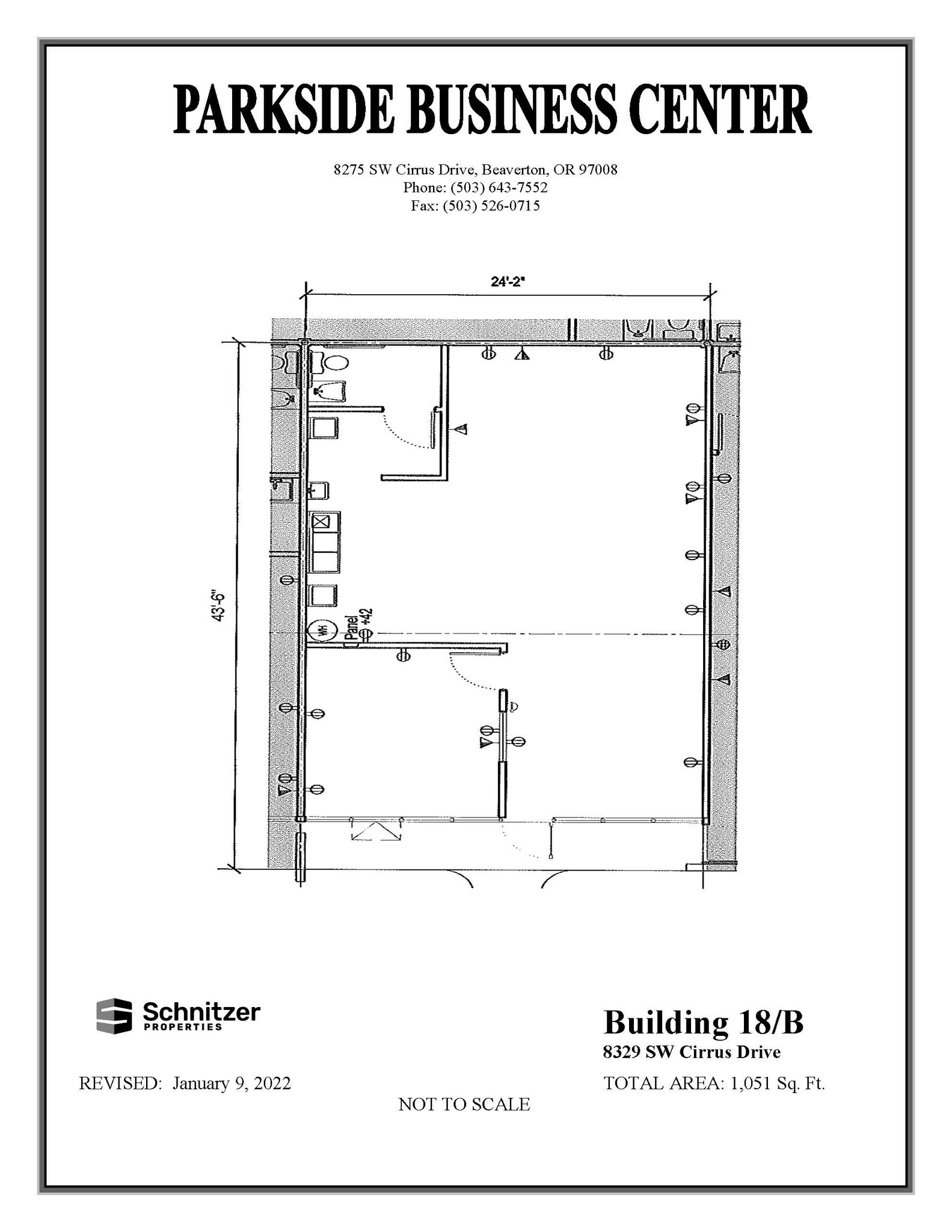 8362-8380 SW Nimbus Ave, Beaverton, OR for lease Floor Plan- Image 1 of 1