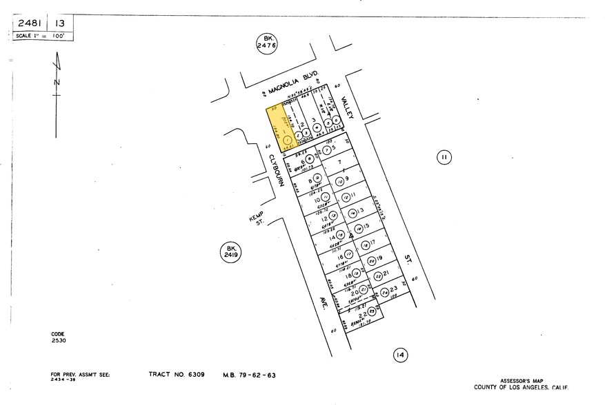 4420 W Magnolia Blvd, Burbank, CA for lease - Plat Map - Image 2 of 19