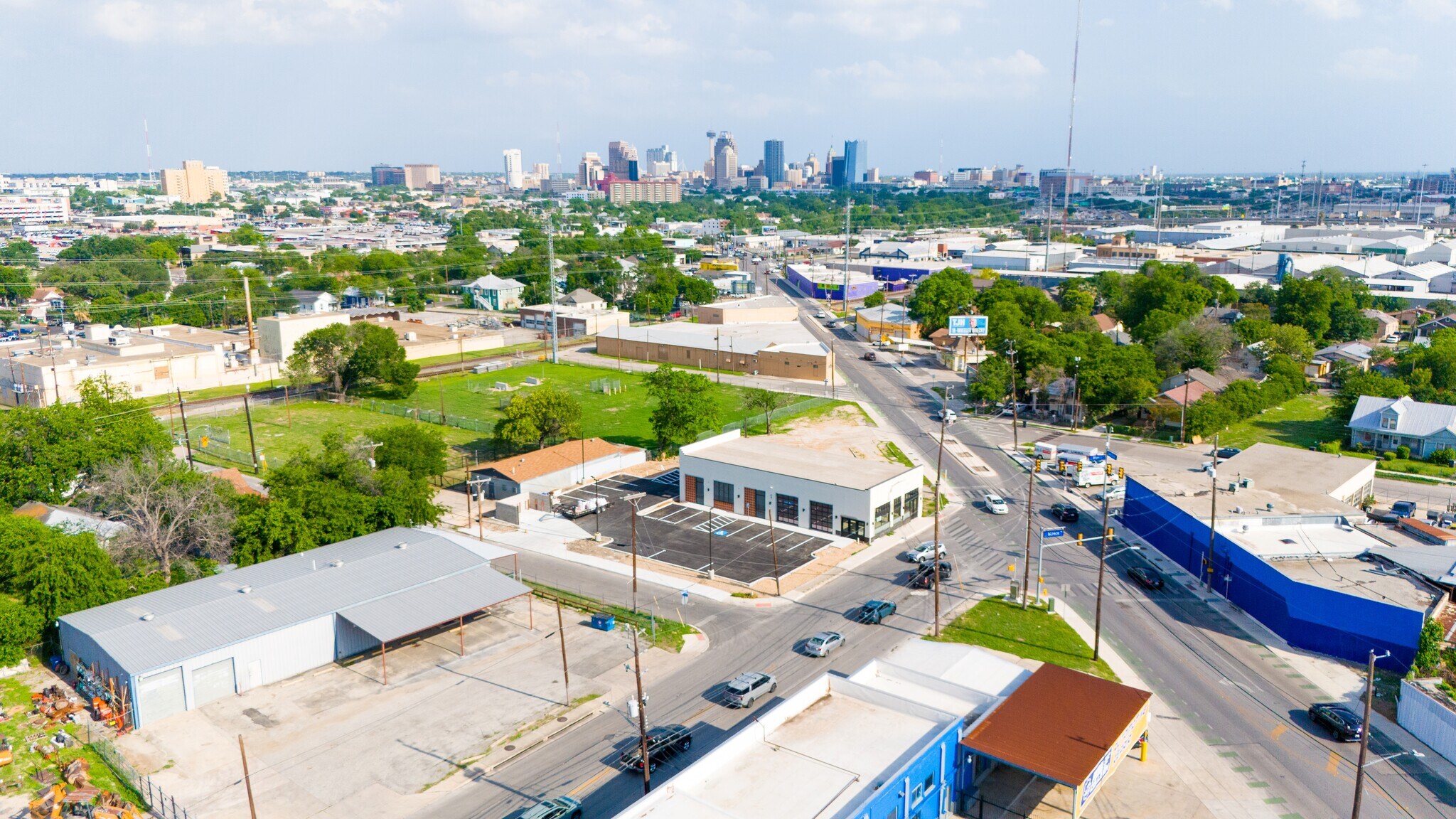 100 Blanco Rd, San Antonio, TX for lease Aerial- Image 1 of 8