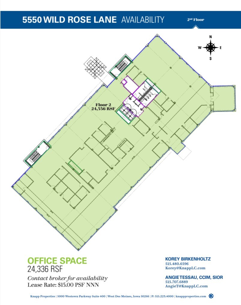 5550 Wild Rose Ln, West Des Moines, IA for lease Floor Plan- Image 1 of 1