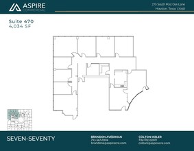 770 S Post Oak Ln, Houston, TX for lease Floor Plan- Image 1 of 2