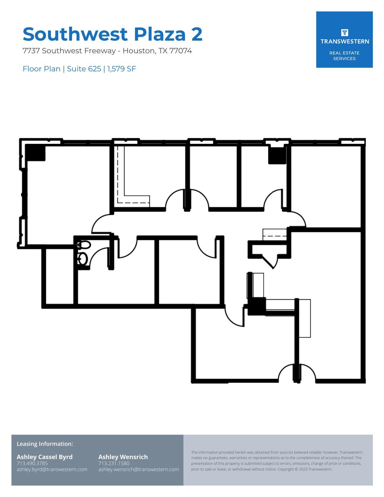 7737 Southwest Fwy, Houston, TX for lease Floor Plan- Image 1 of 1