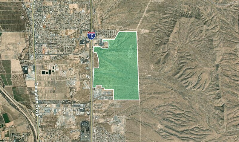 I-10 & American Way, Anthony, TX for sale Aerial- Image 1 of 1