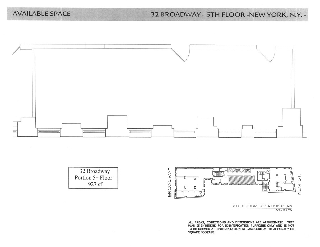 32 Broadway, New York, NY for lease Floor Plan- Image 1 of 1