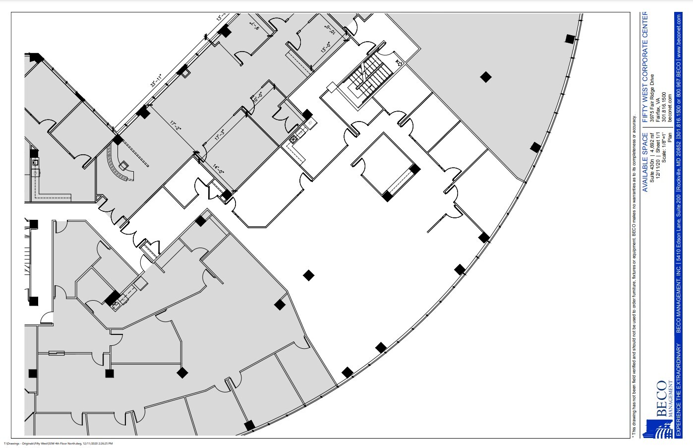 3975 Fair Ridge Dr, Fairfax, VA for lease Floor Plan- Image 1 of 1