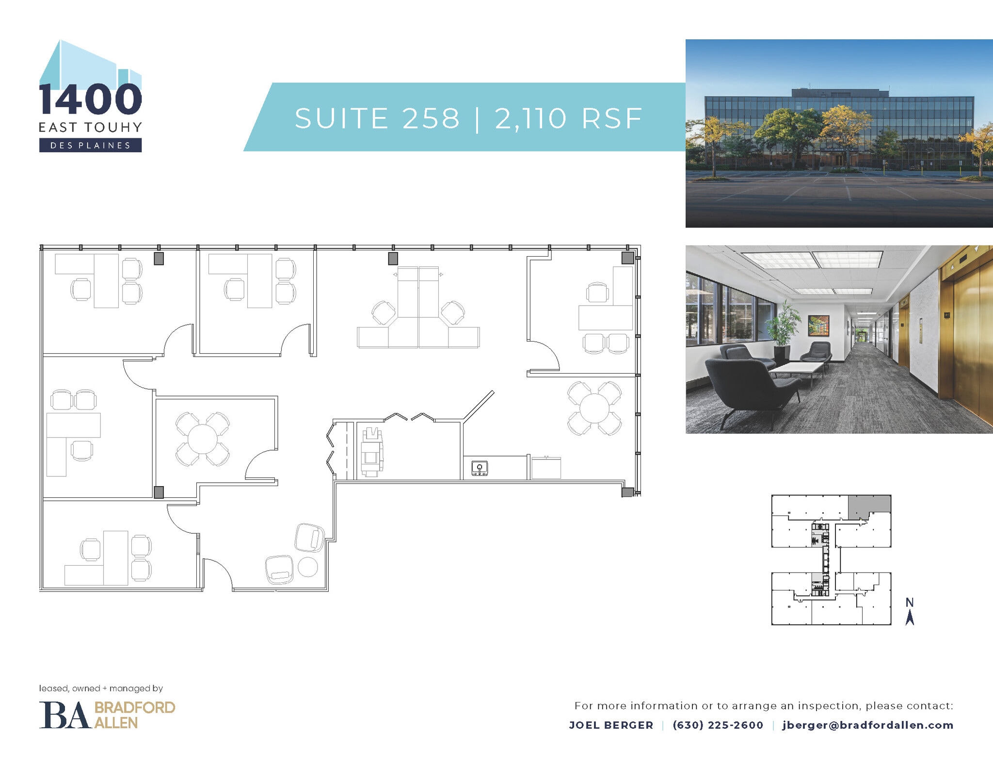 1400 E Touhy Ave, Des Plaines, IL for lease Floor Plan- Image 1 of 1