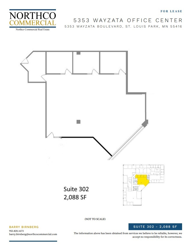 5353 Wayzata Blvd, Saint Louis Park, MN for lease Floor Plan- Image 1 of 1