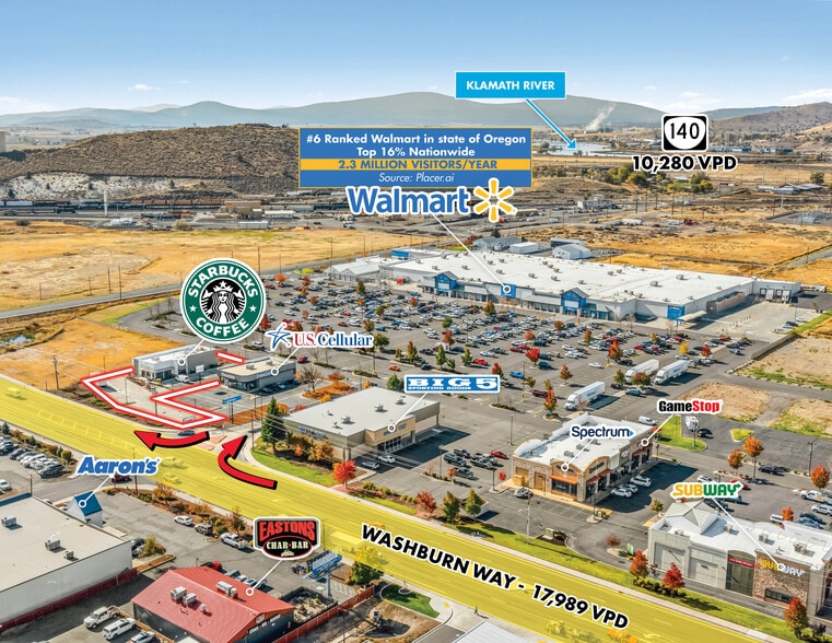 3620 Washburn Way, Klamath Falls, OR 97603 Starbucks