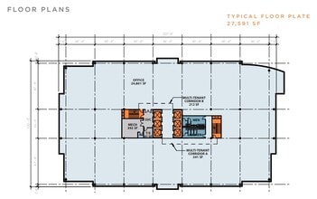 15555 N Dallas Pky, Addison, TX for lease Typical Floor Plan- Image 1 of 1