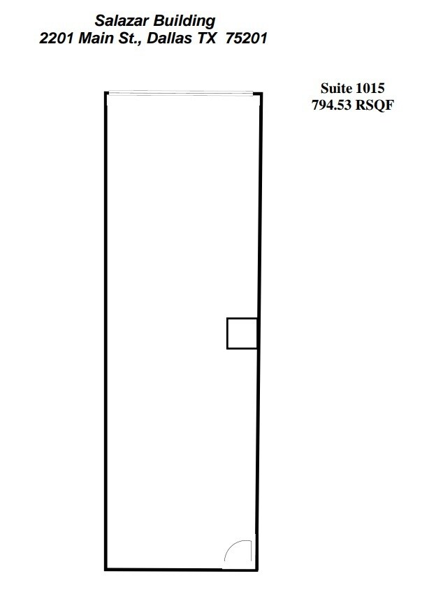 2201 Main St, Dallas, TX for lease Floor Plan- Image 1 of 1