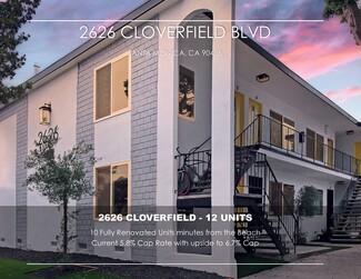 More details for 2626 Cloverfield Blvd, Santa Monica, CA - Multifamily for Sale