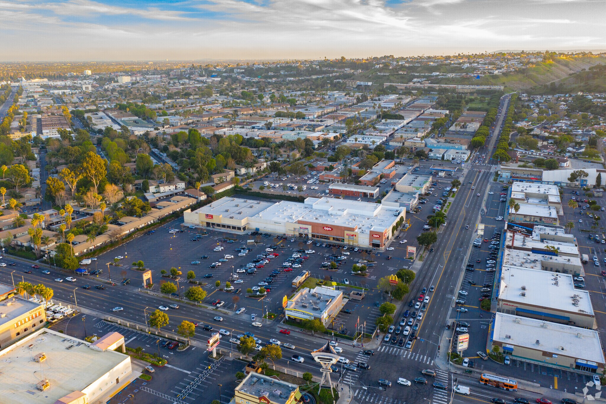3535-3555 La Brea Ave, Los Angeles, CA for lease Aerial- Image 1 of 4