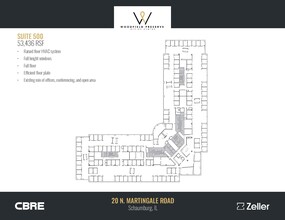 20 N Martingale Rd, Schaumburg, IL for lease Floor Plan- Image 1 of 1