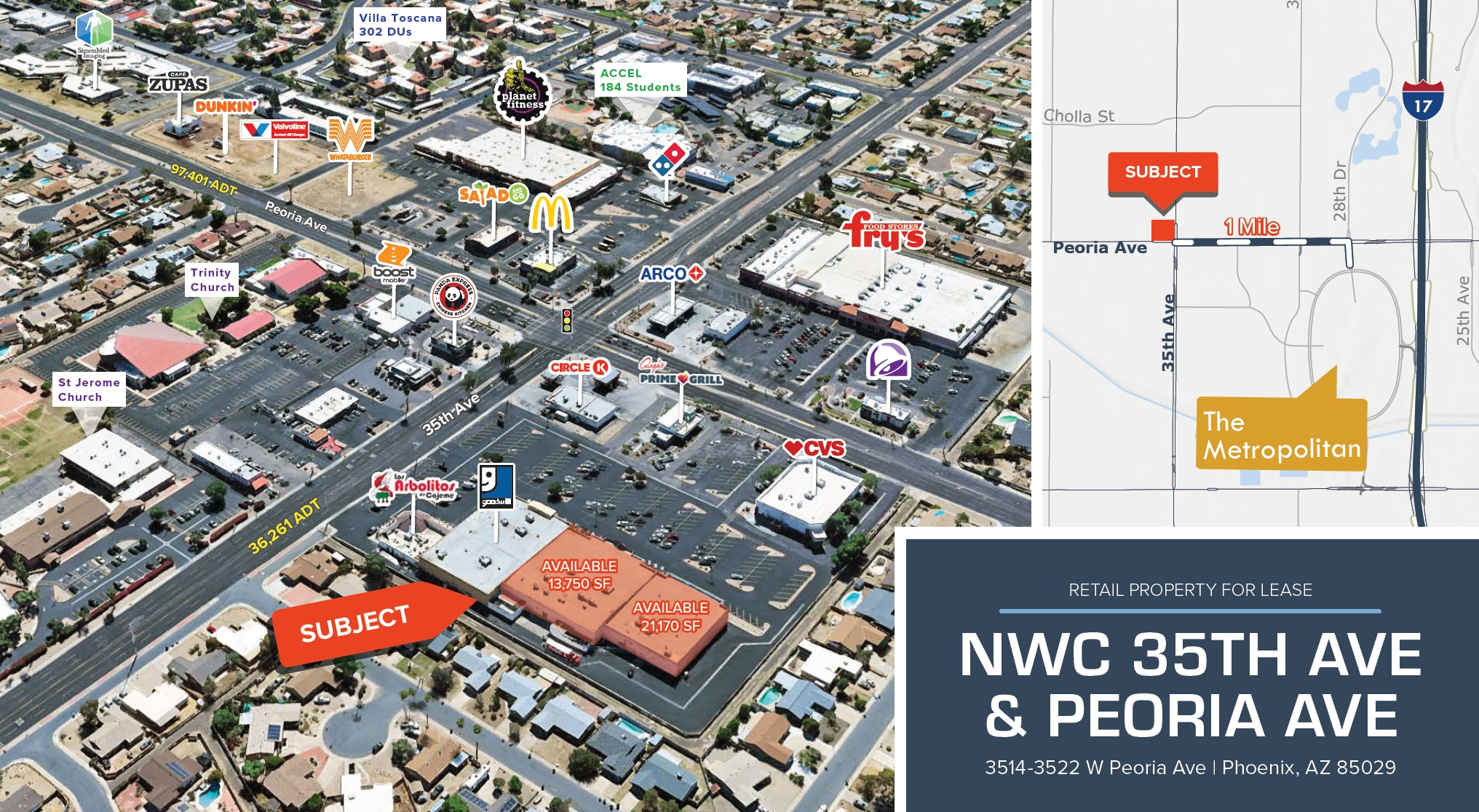 3514-3522 W Peoria Ave, Phoenix, AZ for lease Building Photo- Image 1 of 11