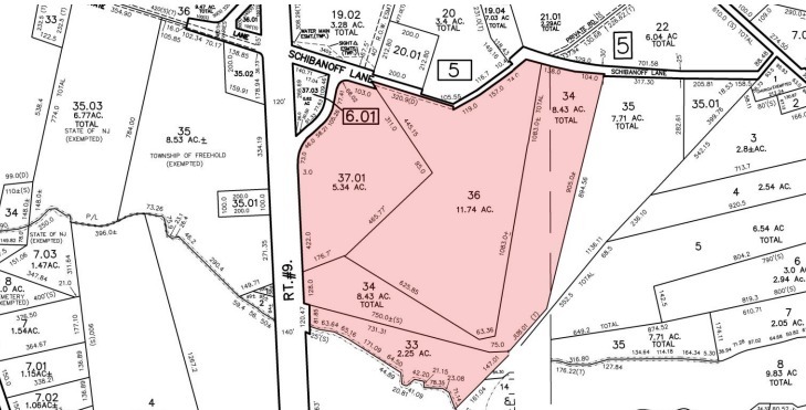 4189 Us 9, Freehold, NJ for sale - Plat Map - Image 3 of 3