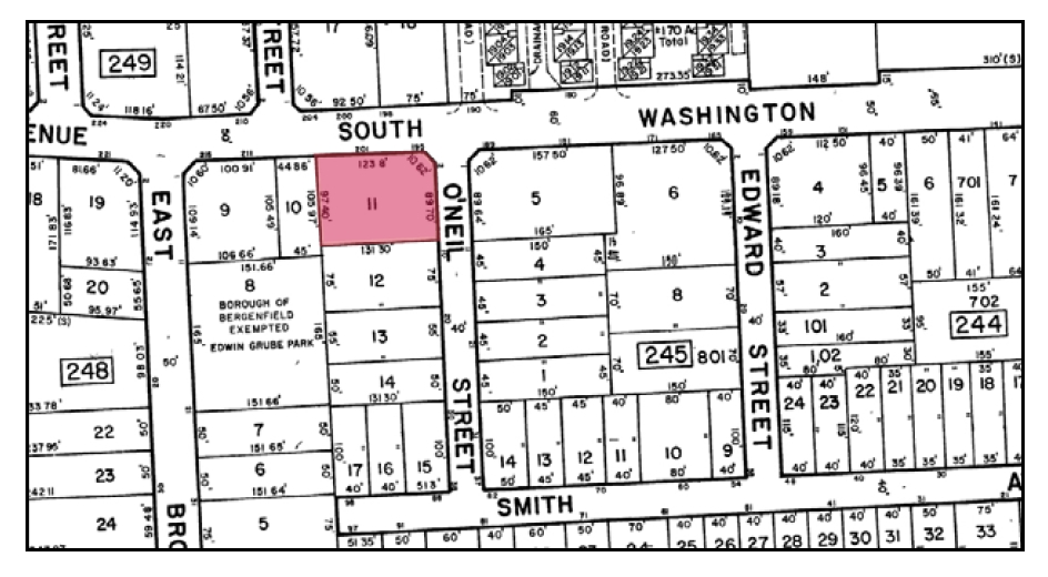 197 S Washington Ave, Bergenfield, NJ for sale - Plat Map - Image 2 of 42