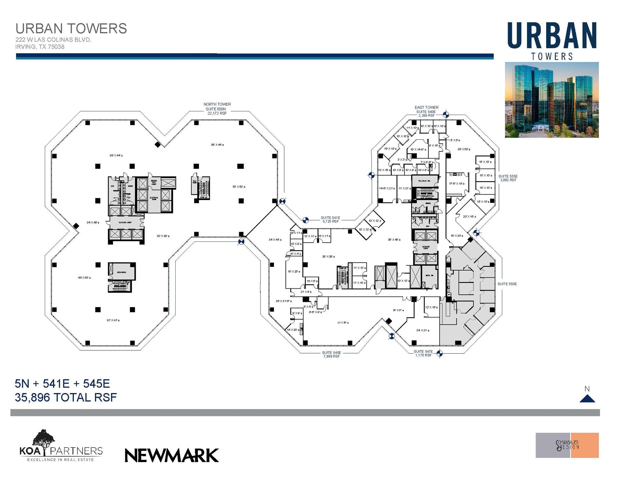 222 W Las Colinas Blvd, Irving, TX for lease Floor Plan- Image 1 of 1