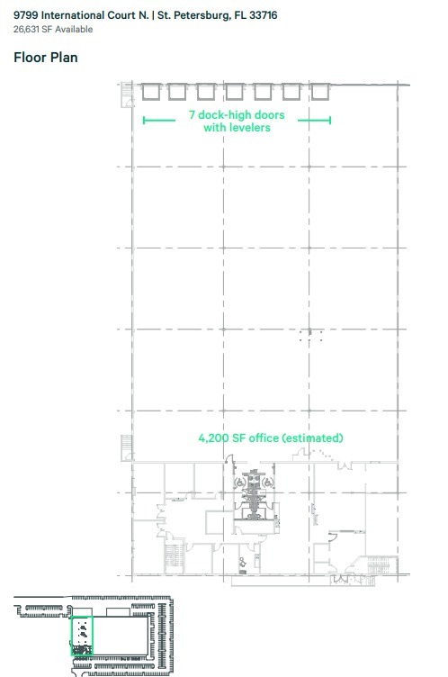 9799 International Ct N, Saint Petersburg, FL for lease Floor Plan- Image 1 of 1