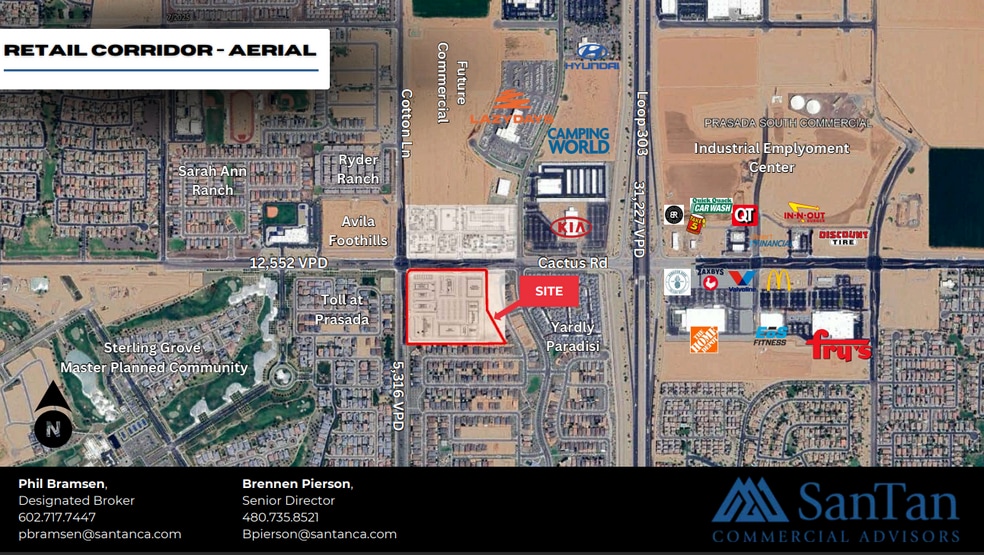 SEC Cactus Rd & Cotton Ln, Surprise, AZ for lease - Building Photo - Image 2 of 3