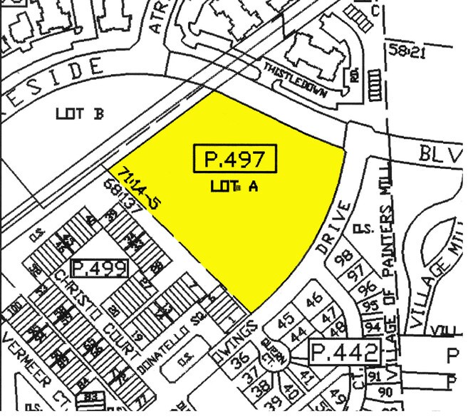 9201-9229 Lakeside Blvd, Owings Mills, MD for sale - Plat Map - Image 1 of 1