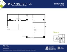 2490 W 26th Ave, Denver, CO for lease Floor Plan- Image 1 of 2