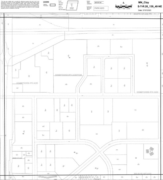 1100 32nd Ave S, Moorhead, MN for lease - Plat Map - Image 2 of 2