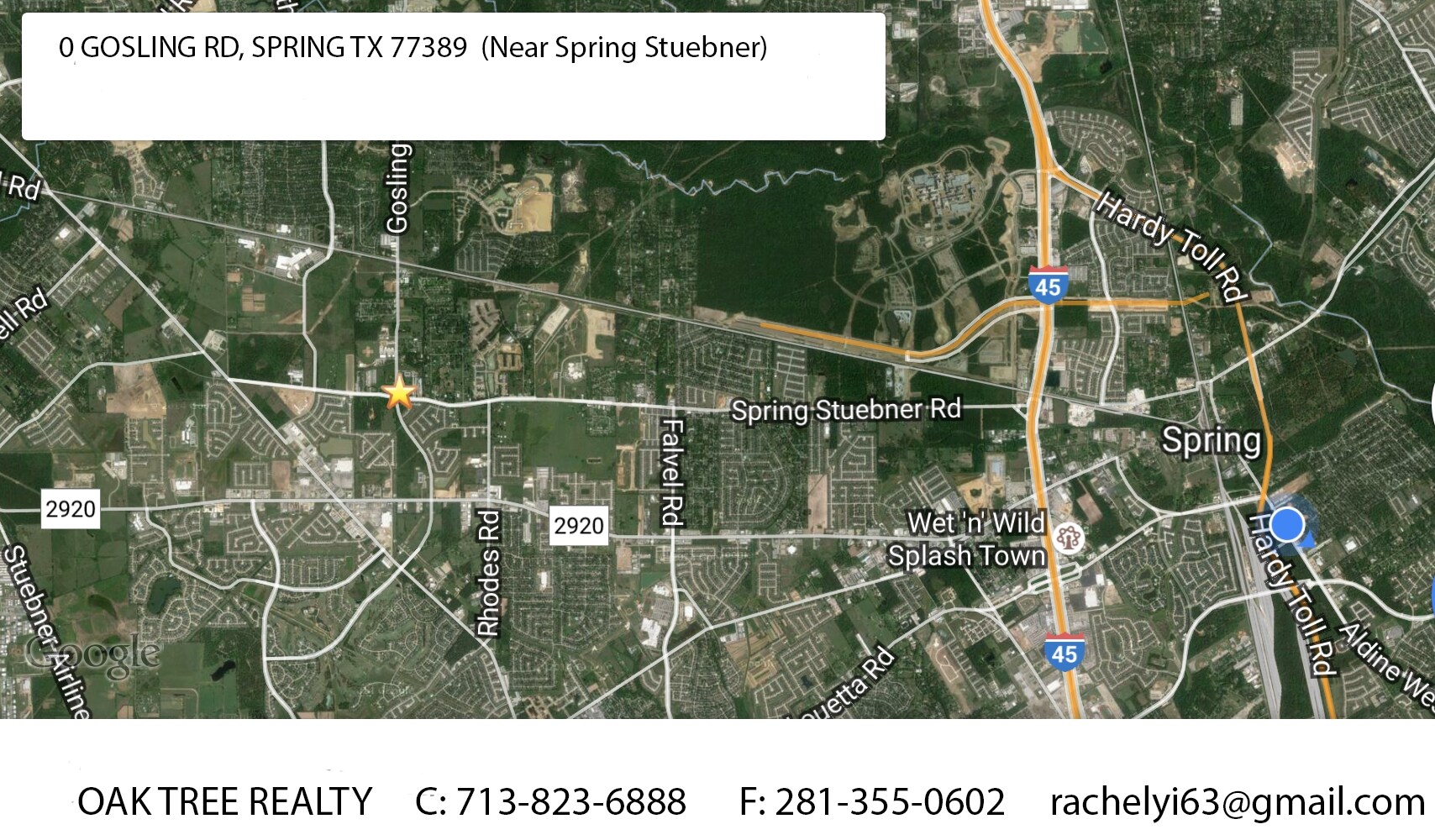 Gosling Rd, Spring, TX for sale Building Photo- Image 1 of 1