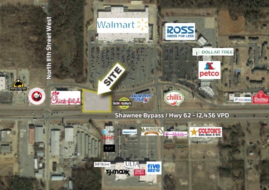 110 W Shawnee St Muskogee OK 74401 River City Plaza Shopping Center   110 W Shawnee St Muskogee OK Primary Photo 1 Large 