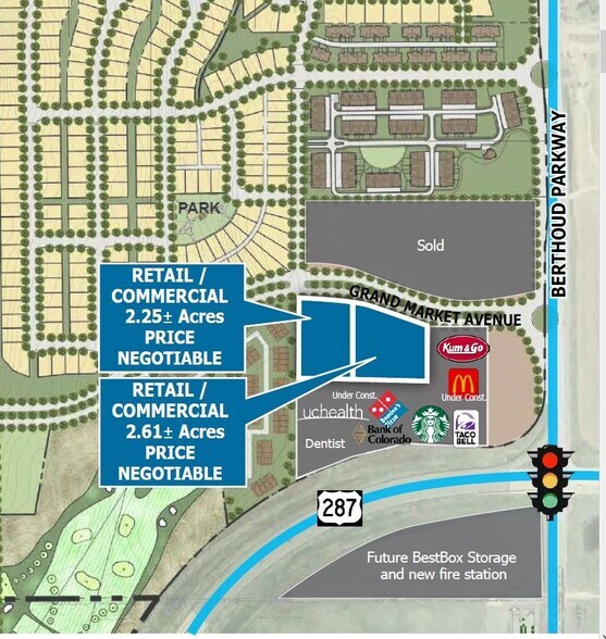 NWC of Highway 287 & Berthoud, Berthoud, CO 80513 Land for Sale