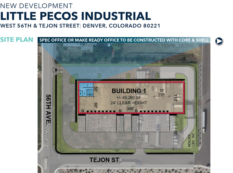 1762 W 56th Ave, Denver, CO for lease - Site Plan - Image 2 of 4