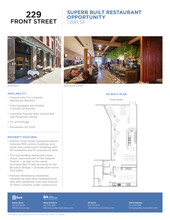 229 Front St, New York, NY for lease Floor Plan- Image 1 of 1