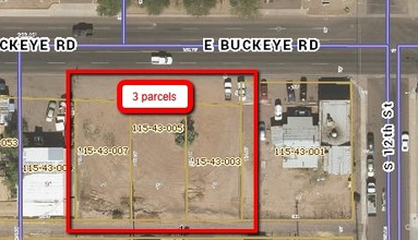 1131-1135 E Buckeye Rd, Phoenix, AZ - aerial  map view - Image1