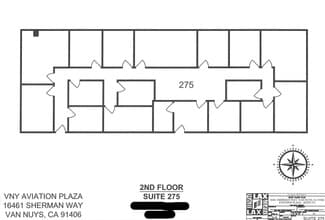 16461 Sherman Way, Van Nuys, CA for lease Floor Plan- Image 1 of 1