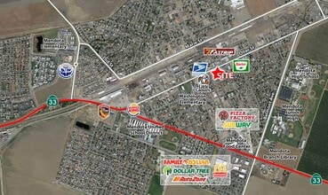 720 Oller St, Mendota, CA - AERIAL map view