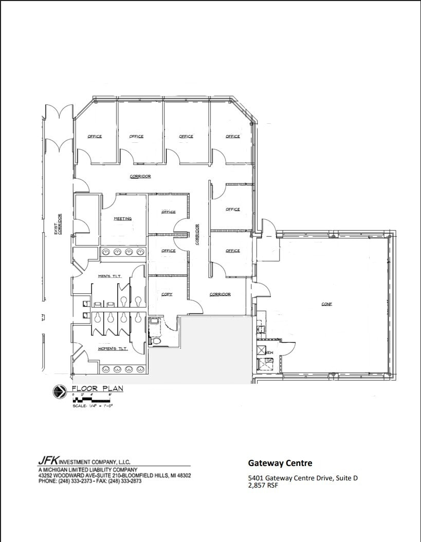 5401 Gateway Ctr, Flint, MI for lease Floor Plan- Image 1 of 1