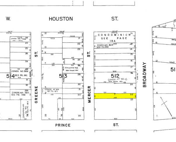 148 Mercer St, New York, NY for sale - Plat Map - Image 1 of 1