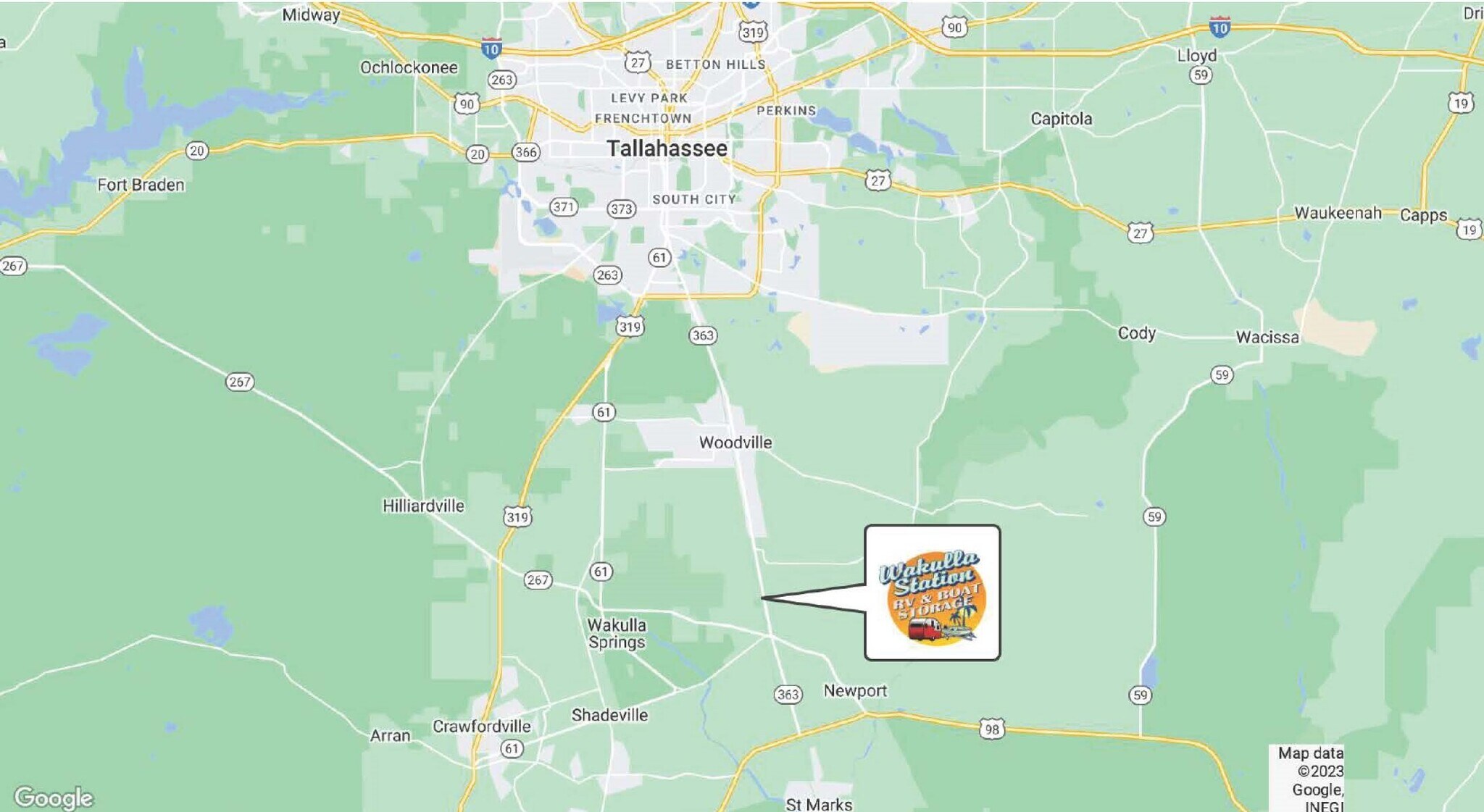 644 Woodville Highway hwy, Crawfordville, FL 32327 Wakulla Station