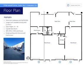 5700 Imhoff Dr, Concord, CA for lease Floor Plan- Image 1 of 1