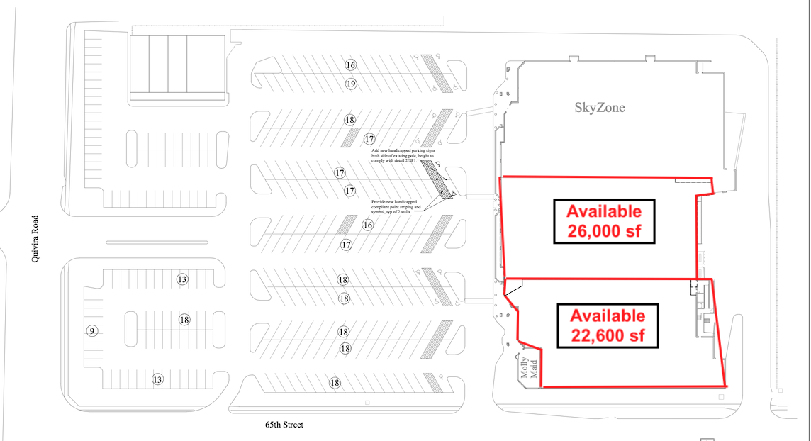 6485-6495 Quivira Rd, Shawnee, KS for lease Floor Plan- Image 1 of 1