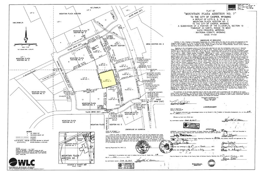 3320 Aerie, Casper, WY for sale - Plat Map - Image 3 of 3