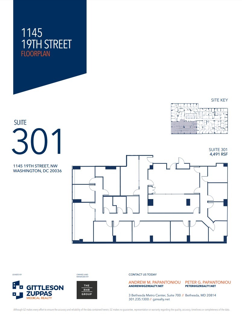 1145 19th St NW, Washington, DC for lease Floor Plan- Image 1 of 1