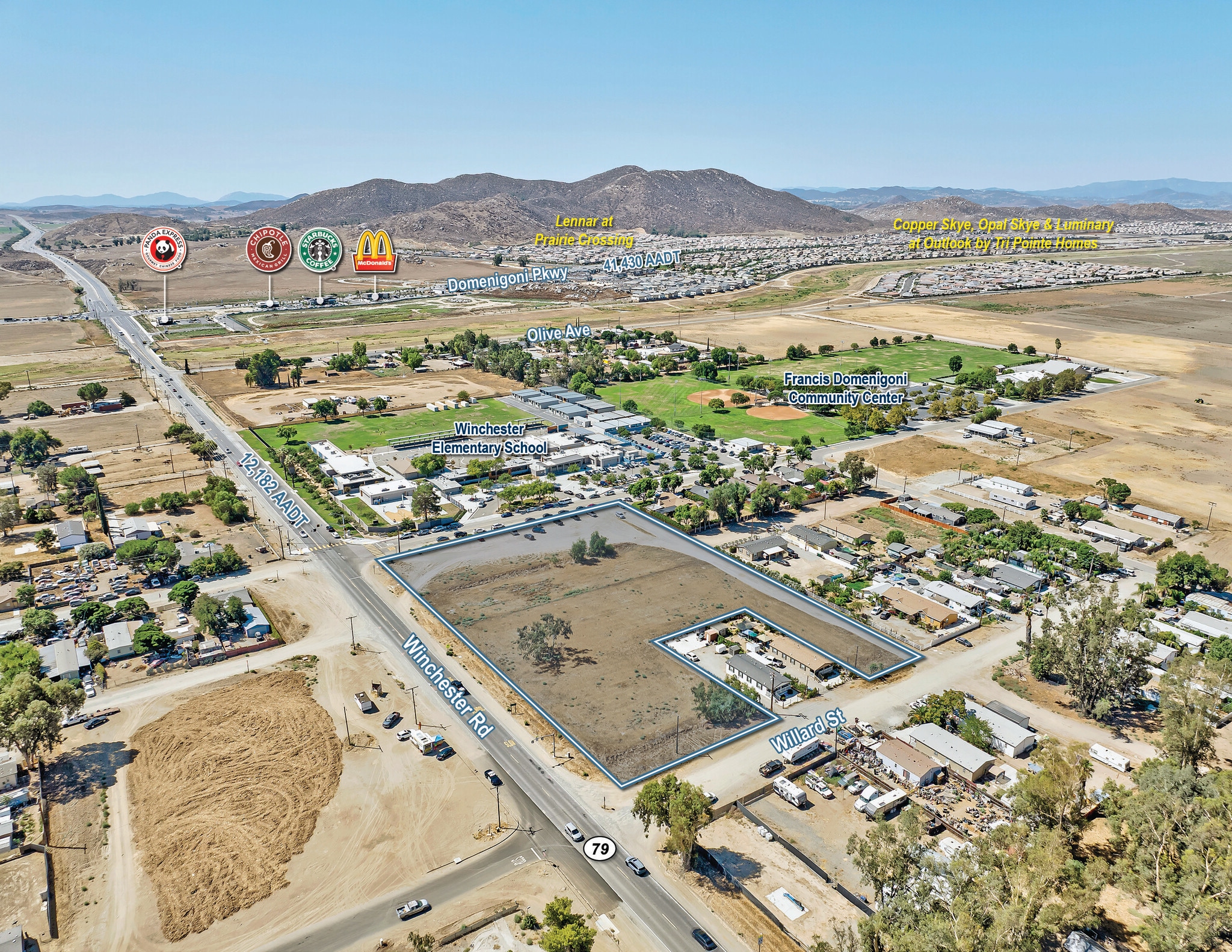 32965 Willard St, Winchester, CA for sale Aerial- Image 1 of 19