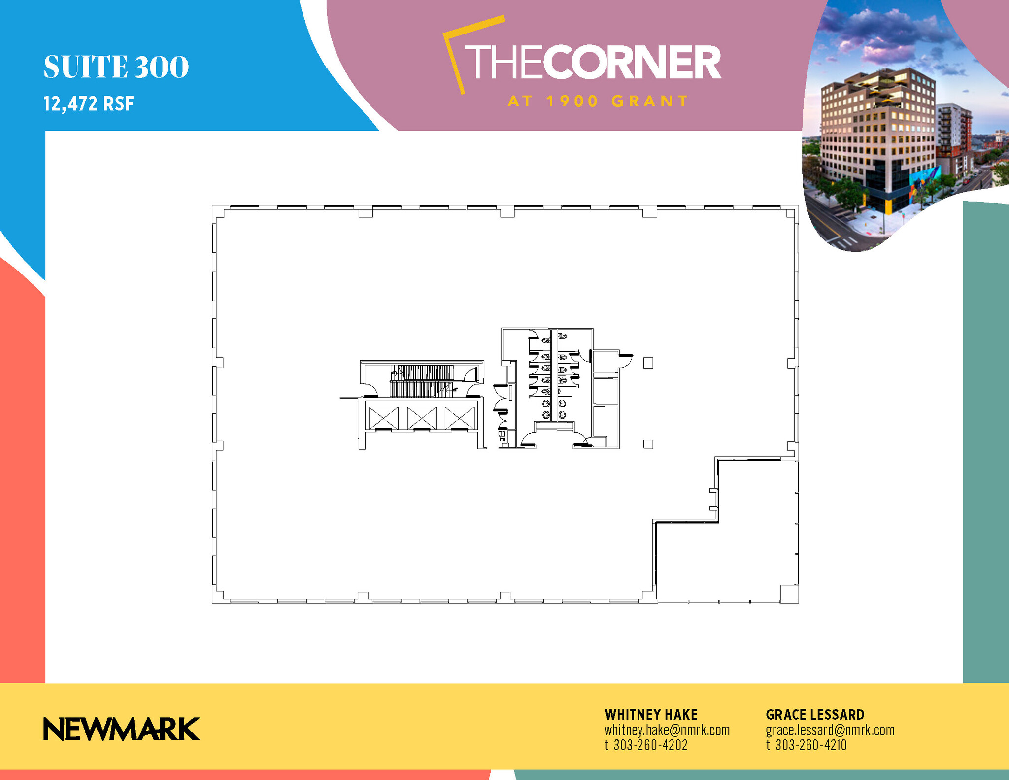 1900 Grant St, Denver, CO for lease Floor Plan- Image 1 of 1