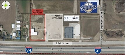 1443 27th St, Caledonia, WI - AERIAL  map view