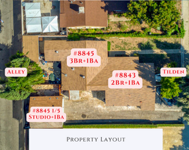 8843 Tilden Ave, Panorama City, CA - aerial  map view - Image1