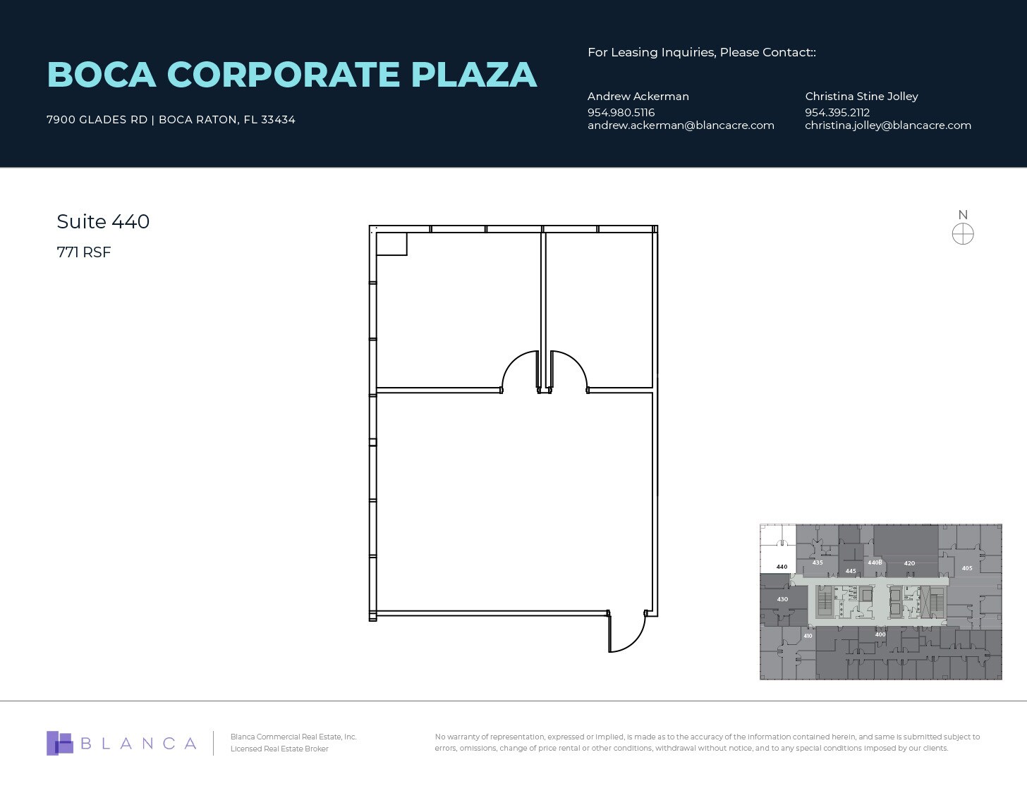 7900 Glades Rd, Boca Raton, FL for lease Floor Plan- Image 1 of 1
