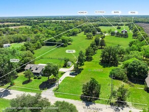 705 W Saunders St, Trenton, TX - aerial  map view