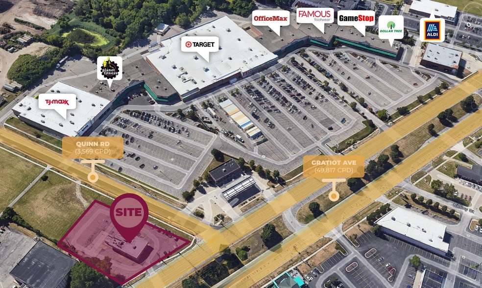 34010 Southbound Gratiot Ave, Clinton Township, MI for lease - Building Photo - Image 3 of 3