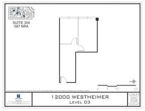 12000 Westheimer Rd, Houston, TX for lease Site Plan- Image 1 of 1